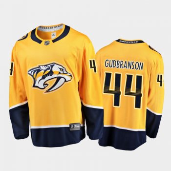 Men's Nashville Predators Erik Gudbranson #44 Home Gold 2021 Jersey