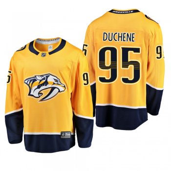 Nashville Predators Matt Duchene #95 Home Breakaway Player Gold Jersey