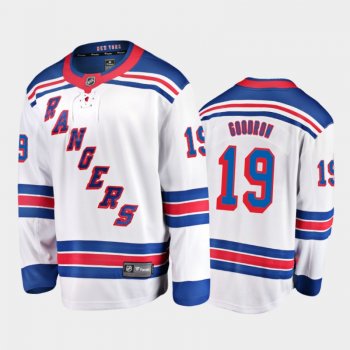 New York Rangers #19 Barclay Goodrow Away White 2021 Jersey