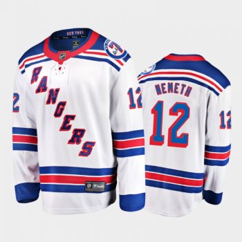 New York Rangers #12 Patrik Nemeth Mr. Ranger 7 Memorial Patch White Honor Rod Gilbert Jersey