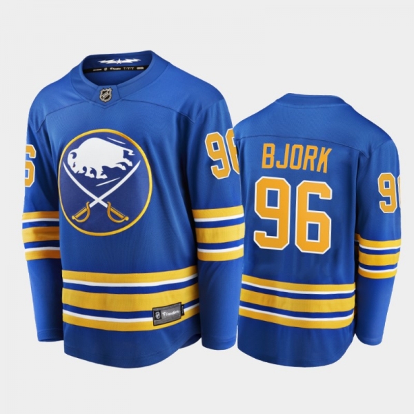 Buffalo Sabres #96 Anders Bjork Home Royal 2021 Player Jersey