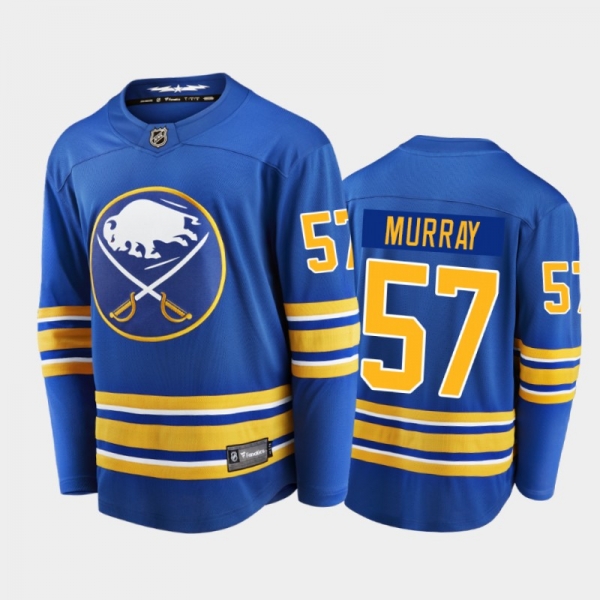 Men's Buffalo Sabres Brett Murray #57 Home Royal 2021 Jersey