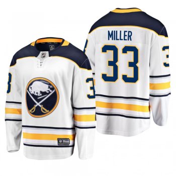 Buffalo Sabres Colin Miller #33 Away Breakaway Player White Jersey