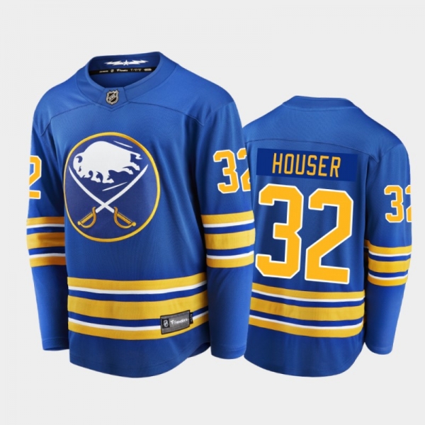 Men's Buffalo Sabres Michael Houser #32 Home Royal 2021 Jersey