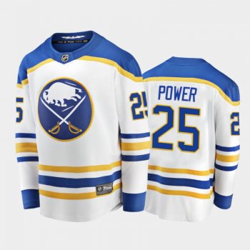 Buffalo Sabres #25 Owen Power 2021 NHL Draft First Pick White Away Jersey