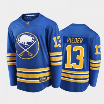 Men's Buffalo Sabres Tobias Rieder #13 Home Royal 2020-21 Breakaway Player Jersey