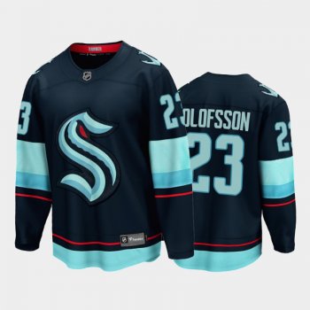 Seattle Kraken #23 Gustav Olofsson Home Navy 2021-22 32nd Club Jersey