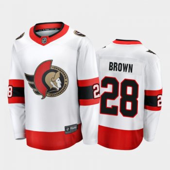 Ottawa Senators Connor Brown #28 Away White 2020-21 Premier Jersey