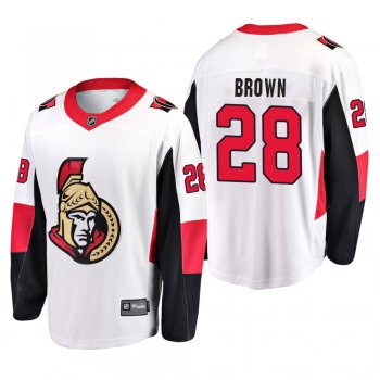 Ottawa Senators Connor Brown #28 Away Breakaway Player White Jersey