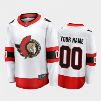 Ottawa Senators Custom #00 Away White 2020-21 Premier Jersey