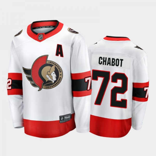 Ottawa Senators Thomas Chabot #72 Away White 2020-21 Premier Jersey