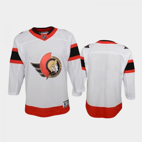 Youth Ottawa Senators Away White Jersey