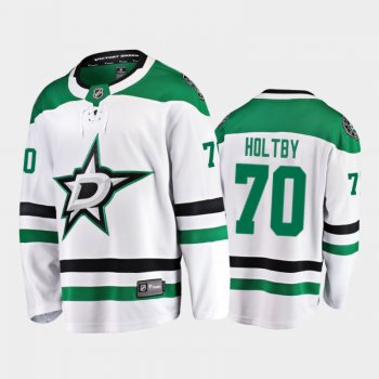 Stars Braden Holtby #70 Away White Player Jersey