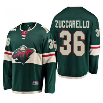 Minnesota Wild Mats Zuccarello #36 Home Breakaway Player Green Jersey