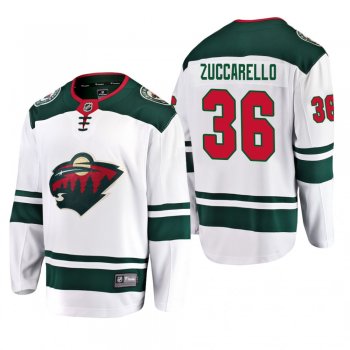 Minnesota Wild Mats Zuccarello #36 Away Breakaway Player White Jersey