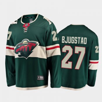 Minnesota Wild Nick Bjugstad #27 Home Green 2020-21 Breakaway Player Jersey