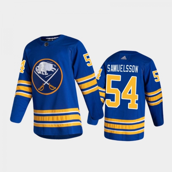 Buffalo Sabres Mattias Samuelsson #54 Home Royal 2020-21 Authentic Jersey