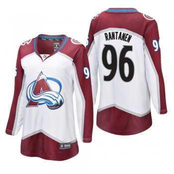 Women's Mikko Rantanen #96 Colorado Avalanche Away Breakaway Player White Bargain Jersey