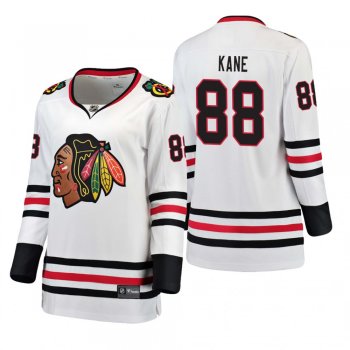 Women's Patrick Kane #88 Chicago Blackhawks Away Breakaway Player White Bargain Jersey