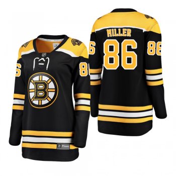 Women's Kevan Miller #86 Boston Bruins Home Breakaway Player Black Bargain Jersey