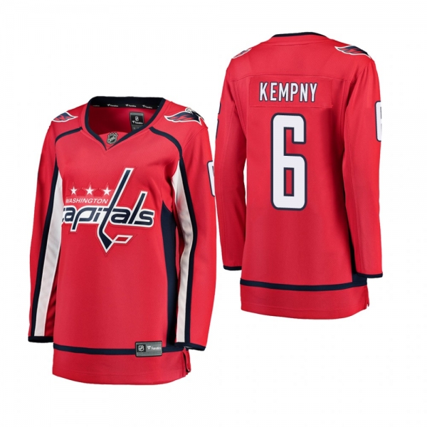 Women's Michal Kempny #6 Washington Capitals Home Breakaway Player Red Bargain Jersey