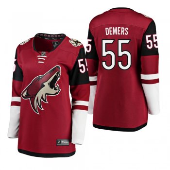 Women's Jason Demers #55 Arizona Coyotes Home Breakaway Player Red Bargain Jersey