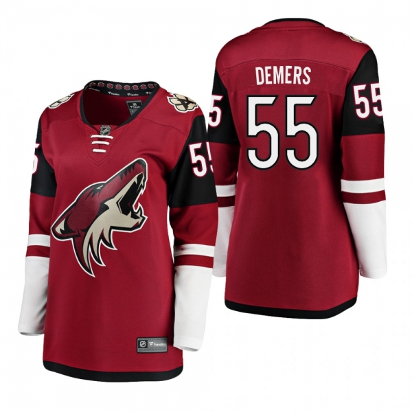 Women's Jason Demers #55 Arizona Coyotes Home Breakaway Player Red Bargain Jersey