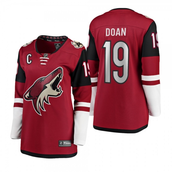 Women's Shane Doan #19 Arizona Coyotes Home Breakaway Retired Garnet Bargain Jersey