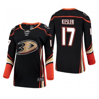 Women's Ryan Kesler #17 Anaheim Ducks Home Breakaway Player Black Bargain Jersey