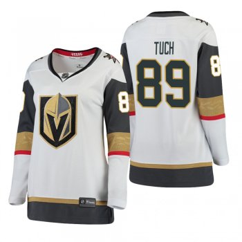 Women's Alex Tuch #89 Vegas Golden Knights Away Breakaway Player White Jersey