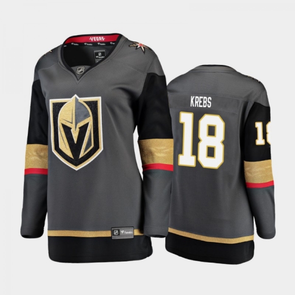 Women's 2020-21 Vegas Golden Knights Peyton Krebs #18 Home Jersey - Black