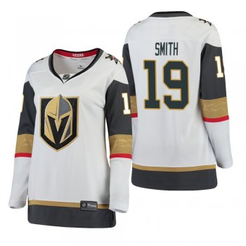 Women's Reilly Smith #19 Vegas Golden Knights Away Breakaway Player White Jersey