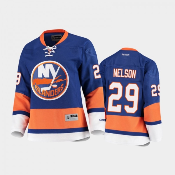 Women's Brock Nelson Islanders Home Royal Premier Player Jersey Low-Priced