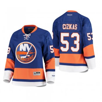 Women's Casey Cizikas New York Islanders Home Royal Premier Player Cheap Jersey