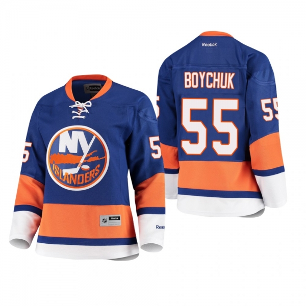 Women's Johnny Boychuk Islanders Home Royal Premier Player Jersey Low-Priced