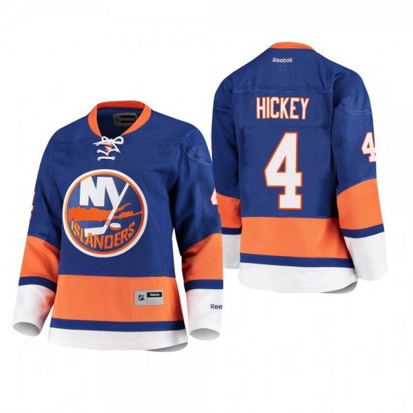 Women's Thomas Hickey Islanders Home Royal Premier Player Jersey Low-Priced