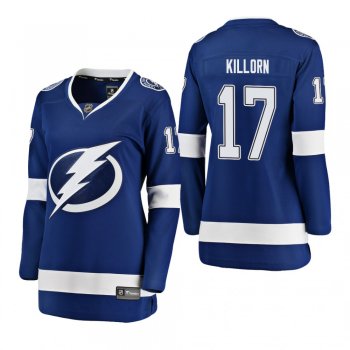 Women's Alex Killorn #17 Tampa Bay Lightning Home Breakaway Player blue Bargain Jersey