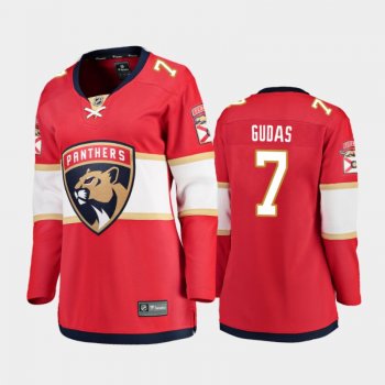 Women's 2020-21 Florida Panthers Radko Gudas #7 Home Breakaway Player Jersey - Red