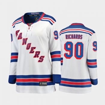 Women's 2020-21 New York Rangers Justin Richards #90 Away Jersey - White