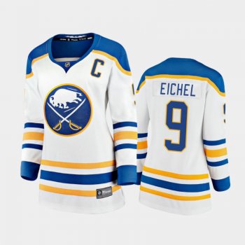 Women's Buffalo Sabres Jack Eichel #9 Away Premier Breakaway Jersey - White