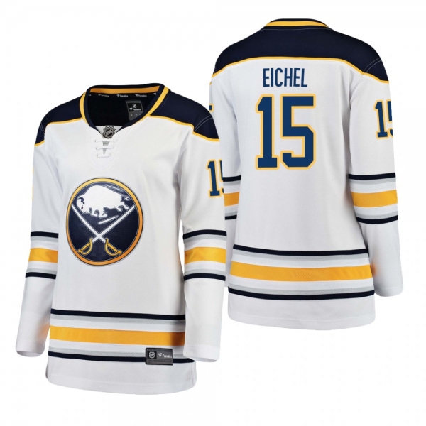 Women's Jack Eichel #15 Buffalo Sabres Away Breakaway Player White Bargain Jersey