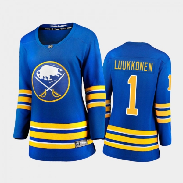 Women's 2020-21 Buffalo Sabres Ukko-Pekka Luukkonen #1 Home Jersey - Royal