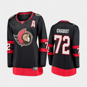 Women's 2020-21 Ottawa Senators Thomas Chabot #72 Home Premier Jersey - Black