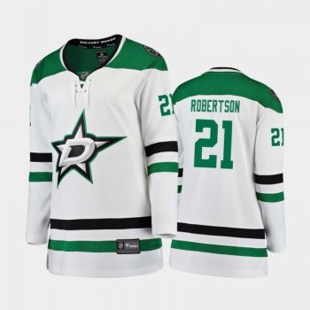 Women's 2020-21 Dallas Stars Jason Robertson #21 Away Jersey - White