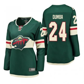 Women's Matt Dumba #24 Minnesota Wild Home Breakaway Player Green Bargain Jersey