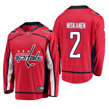 Youth Washington Capitals Matt Niskanen #2 Home Low-Priced Breakaway Player Red Jersey