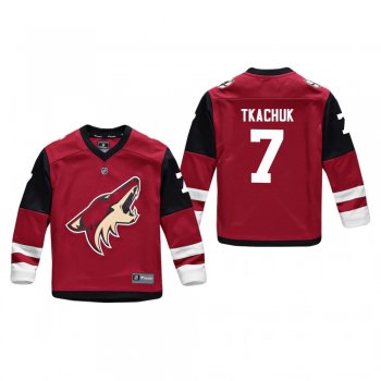 Youth Arizona Coyotes Keith Tkachuk #7 Home Low-Priced Replica Player Red Jersey