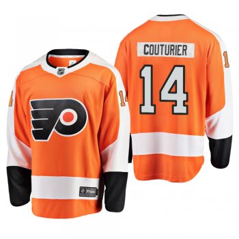 Youth Philadelphia Flyers Sean Couturier #14 Home Low-Priced Breakaway Player Orange Jersey