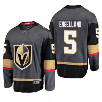 Youth Vegas Golden Knights Deryk Engelland #5 Home Low-Priced Breakaway Player Gray Jersey