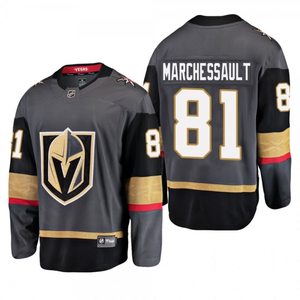 Youth Vegas Golden Knights Jonathan Marchessault #81 Home Low-Priced Breakaway Player Gray Jersey